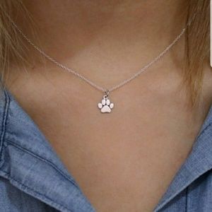 Silver Paw Necklace